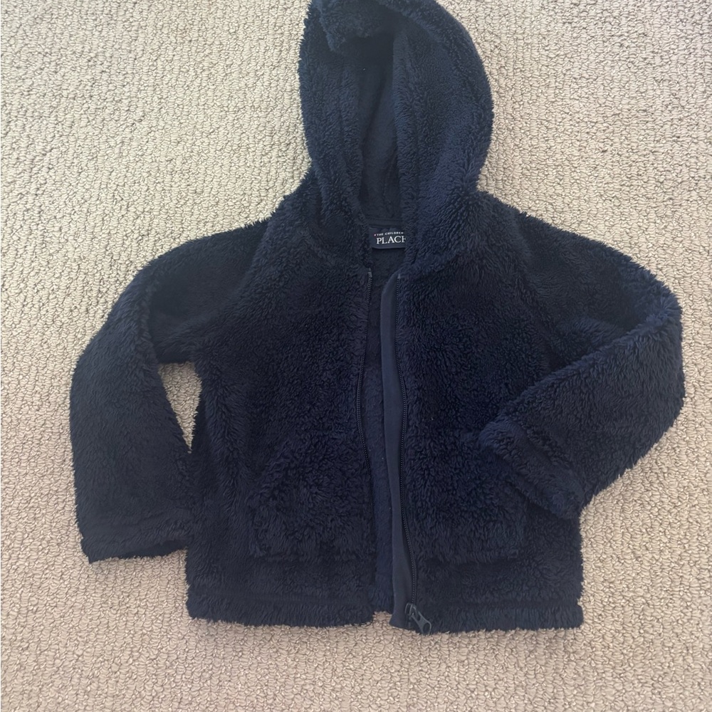 The Children's Place girls navy Sherpa